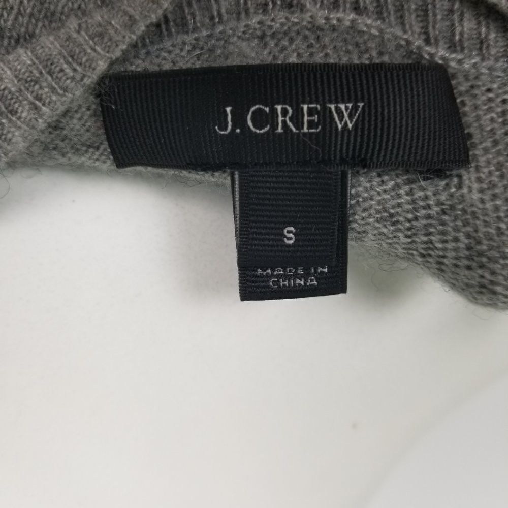 J. Crew Gray Arrow Print Sweater Small - Picture 6 of 7